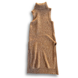 Anthropologie Flowy Maxi Knit Honey Sweater Tunic Top Women's XS $138 Retail